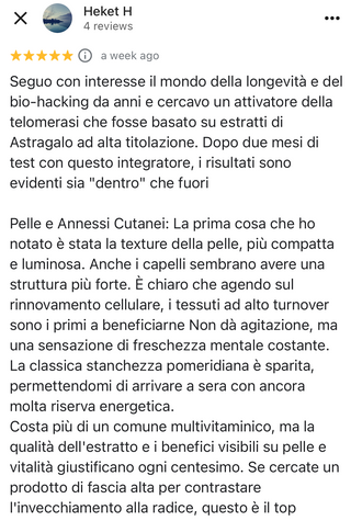 Telomera-si | Giovinezza Cellulare