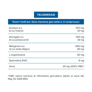 Telomera-si | Giovinezza Cellulare